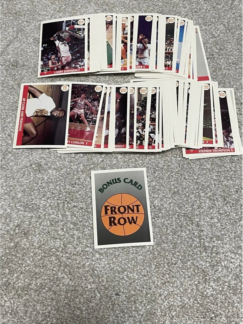 Front Row Draft Pick ‘91 Card Set  With Bonus Card
